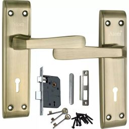 Atom Iron Multicolor Door Handle Lock Set, WIH1002B/AL-2-picture-4