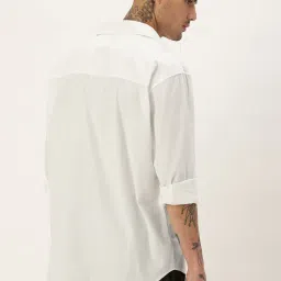 Bene Kleed White Cotton Oversized Shirt image 2