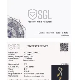 Emori 18k Yellow Gold & Lab Grown Diamond Shimmering Drop Earrings image 5