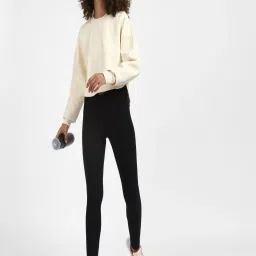 Reebok Off White Cotton TS Vector Sweatshirt image 4