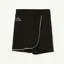 Kappa Black Cotton Regular Fit Printed Skort-image-12