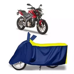 Auto Pearl Bike Cover for Bajaj Pulsar 180NS (Yellow & Blue)-picture-30