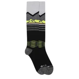 Columbia Black Printed Socks - Small-image-0