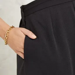 Styli White & Black Midi Jumpsuit image 4