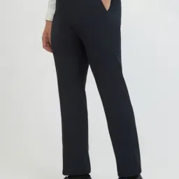 Park Avenue Grey Regular Fit Trousers image 3