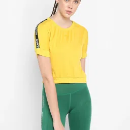 ALCIS Yellow Regular Fit T-Shirt image 1