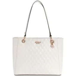 GUESS White Quilted Tote-image-28