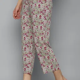 Allen Solly Multicolor Floral Print Trousers image 3