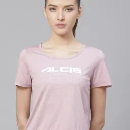 ALCIS Lavender Printed T-Shirt image 1