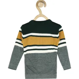 allen solly junior Allen Solly Kids Multicolor Self Design Full Sleeves Sweater image 2