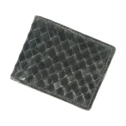 Celtic Black Woven Leather Bi-Fold Wallet image 5