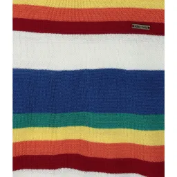 allen solly junior Allen Solly Kids Multicolor Self Design Full Sleeves Sweater image 3