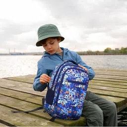 ACEPACK Unisex Typography Backpack with Compression Straps image 3