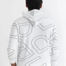 Rare Rabbit White Relaxed Fit Print Sweatshirt image 2