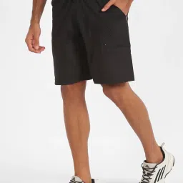 adidas Black Self Design Shorts image 3