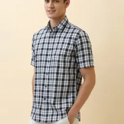 Allen Solly Multicolor Slim Fit Checks Shirt image 3