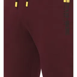 Spykar Wine Regular Fit Joggers image 4