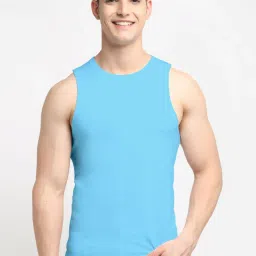 Friskers Multi Cotton Slim Fit Vest - Pack of 3 image 2