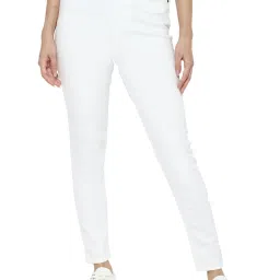 Solly by Allen Solly White Slim Fit Jeans image 1