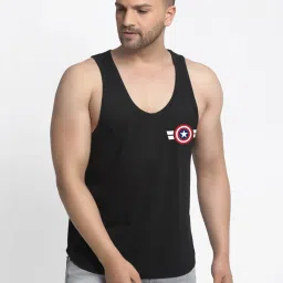 Friskers Multi Cotton Slim Fit Printed Vest - Pack of 2 image 2