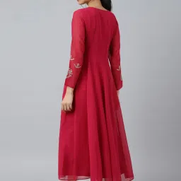 Wishful by W Pink Embroidered Maxi Dress image 2
