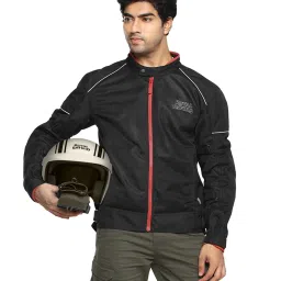 Royal Enfield Black Streetwind V2 Riding Jacket image 1