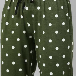Kryptic Green & Black Cotton Relaxed Fit Printed Lounge Pants - Pack of 2 image 3