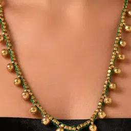 Jaypore Gold Amogh Hook Chain Necklace image 4