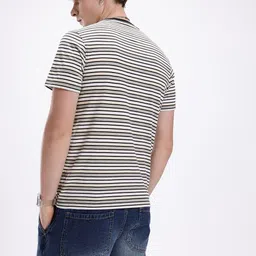 Kook N Keech Men Striped T-shirt image 5