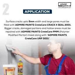 ADMIRE PAINTS STAR PREMIUM Exterior Acrylic Emulsion 10 L Capacity Strawberry Whip image 4