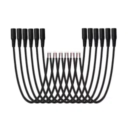 FEDUS Female DC Power Extension Cable Wire ‎Black 2.1 mm / 5.5 mm (Pack of 70 Pcs)-picture-22