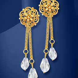 VIVASTRI Women Gold-Plated Alloy Earrings-picture-33