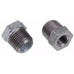 Georg Reducer Bush Fischer Galvanised malleable Iron Fitting Straight male BSPT 1/2in to Female BSPP 1/4in, 770241219 (Pack of 5)-image-20