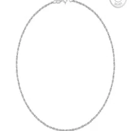 GIVA 925 Silver Classic Rope Chain image 4