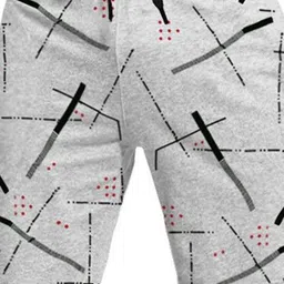 TRIPR Men Pack Of 2 Abstract Printed Mid Rise Cotton Shorts image 3