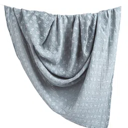Crane Baby Ezra Collection Muslin Swadddle River Dash - Grey-picture-14