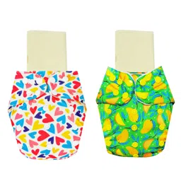 Dumbledo One Size Cloth Diaper with Hemp & Cotton Pad/Insert - Leak-Proof, Stylish, Superior Absorbency - Adjustable For 3 Months to 3 Years, Pack of 2-picture-27