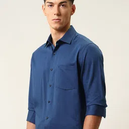 Arrow Men Liberty Classic Fit Textured Spread Collar Pure Cotton Casual Ceremony Shirt image 4