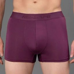 Red Tape Maroon Plain Trunks-picture-16