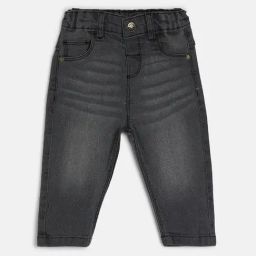 MINIKLUB Kids Grey Solid Jeans-picture-10