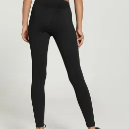 Puma Black Logo Print Sports Tights image 2
