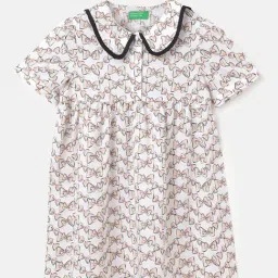 United Colors of Benetton Kids Multicolor Printed Dress-picture-35