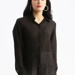 showoffff SHOWOFF Black Slim Fit Shirt-picture-35