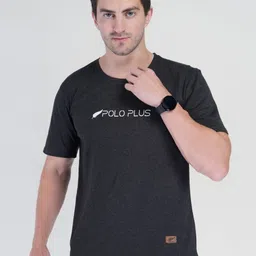 Polo Plus Men Typography Printed Bio Finish Pockets T-shirt-picture-12