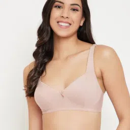 Clovia Beige Non Wired Non Padded Full Coverage Bra-picture-25