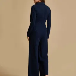 KAZO Blue Relaxed Fit Jumpsuit image 2
