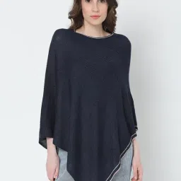 Vero Moda Navy Solid Shrugs-image-45