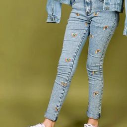 LilPicks Kids Light Blue Printed Jeans-picture-46