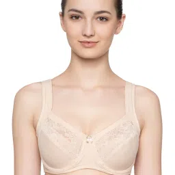 Triumph Form & Beauty 155 Classics Wired Padded Optimum Support Cotton Comfort Bra image 1