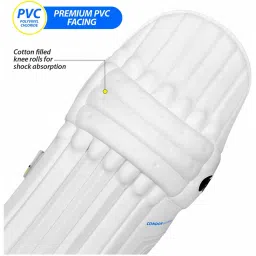 DSC Leather Condor Glider Cricket Batting Legguard Size - Boys image 2